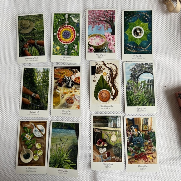 The Herbcrafter's Tarot 2019 Latisha Guthrie US Games 78 Card Deck & Book Set - Picture 11 of 11